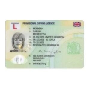 Buy Provisional UK Driving Licence