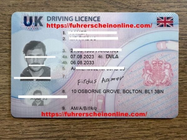 BUY AN AUTHENTIC UK DRIVING LICENSE ONLINE
